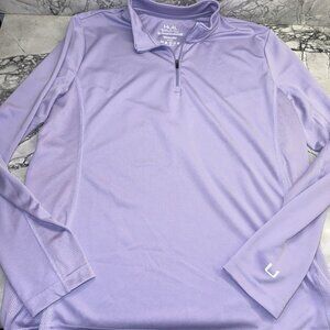 Huk Women’s XL Purple Lightweight Fishing Pullover Half Zip